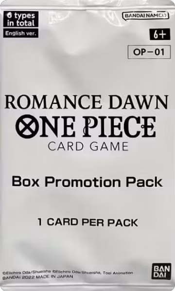 Box Promotion Pack, Romance Dawn — One Piece sealed product price