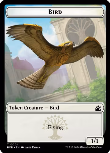 Bird // Bird Illusion Double-Sided Token (1 // 5), Ravnica Remastered — Magic card price