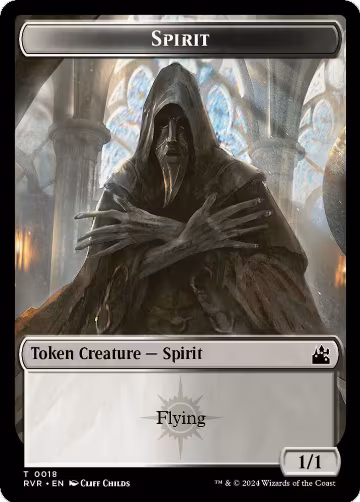 Spirit (0018) // Spirit (0004) Double-Sided Token (18 // 4), Ravnica Remastered — Magic card price
