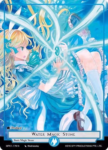 Water Magic Stone (MP01-178 N), Masterpiece "Pilgrim-Memories" — Force of Will card price