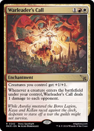 Warleader's Call (242), Murders at Karlov Manor — Magic card price