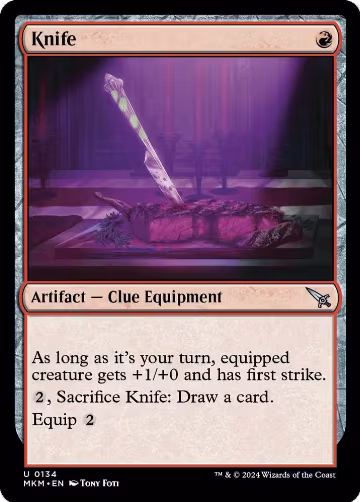 Knife (134), Murders at Karlov Manor — Magic card price