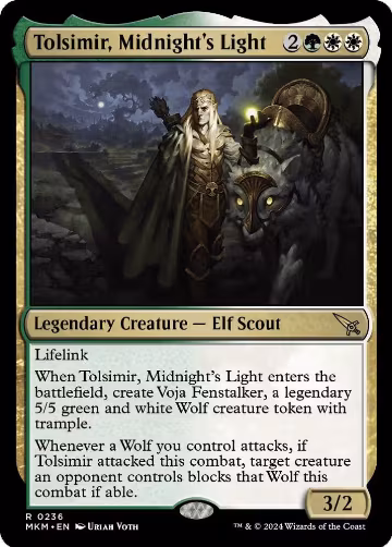 Tolsimir, Midnight's Light (236), Murders at Karlov Manor — Magic card price
