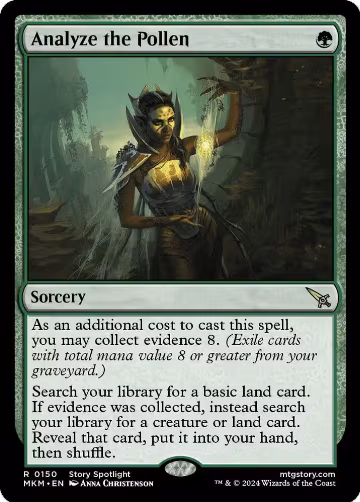 Analyze the Pollen (150), Murders at Karlov Manor — Magic card price