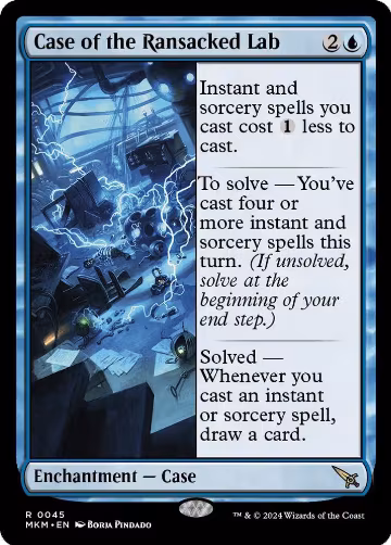 Case of the Ransacked Lab (45), Murders at Karlov Manor — Magic card price