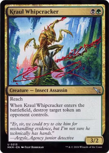 Kraul Whipcracker (a) (213), Murders at Karlov Manor — Magic card price