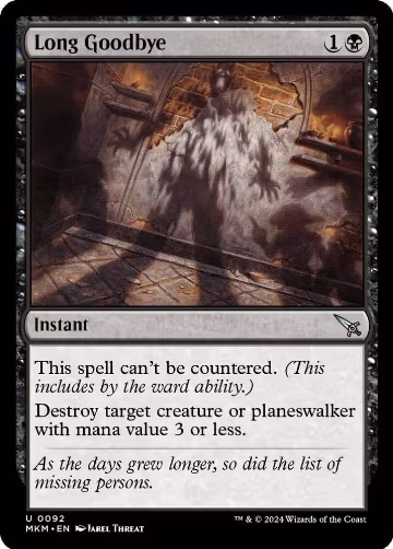 Long Goodbye (92), Murders at Karlov Manor — Magic card price