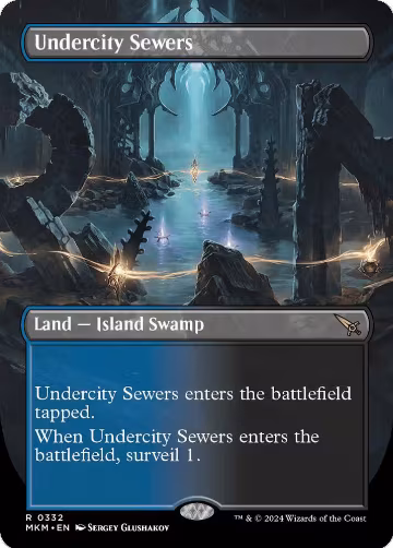 Undercity Sewers (Borderless) (332), Murders at Karlov Manor — Magic card price