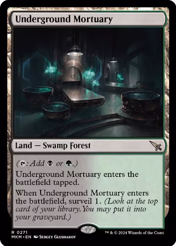 Underground Mortuary (271), Murders at Karlov Manor — Magic card price