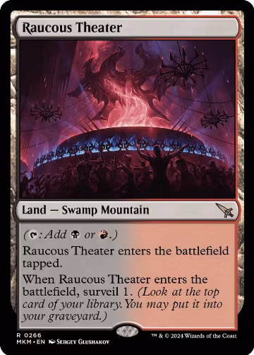 Raucous Theater (266), Murders at Karlov Manor — Magic card price