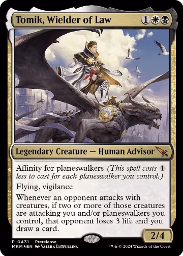 Tomik, Wielder of Law (431), Prerelease Cards — Magic card price