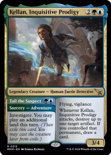 Kellan, Inquisitive Prodigy (212), Murders at Karlov Manor — Magic card price