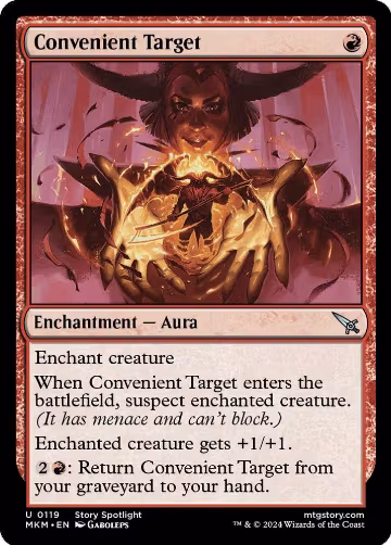 Convenient Target (119), Murders at Karlov Manor — Magic card price