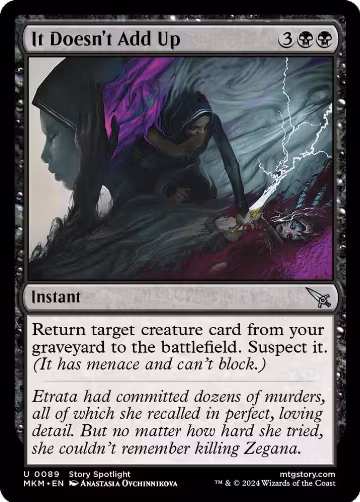 It Doesn't Add Up (89), Murders at Karlov Manor — Magic card price