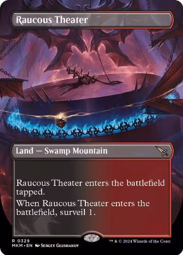 Raucous Theater (Borderless) (329), Murders at Karlov Manor — Magic card price