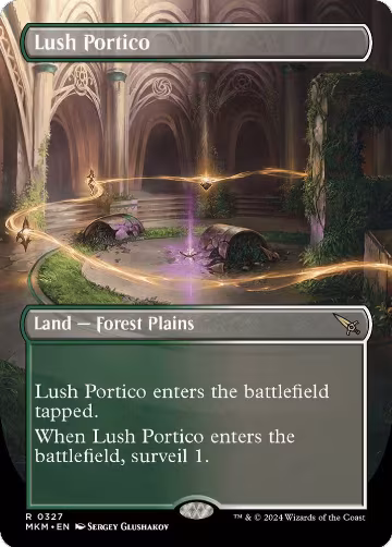 Lush Portico (Borderless) (327), Murders at Karlov Manor — Magic card price