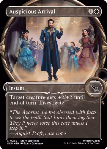 Auspicious Arrival (Showcase) (288), Murders at Karlov Manor — Magic card price