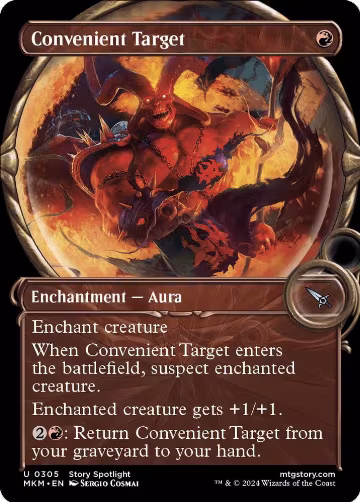 Convenient Target (Showcase) (305), Murders at Karlov Manor — Magic card price