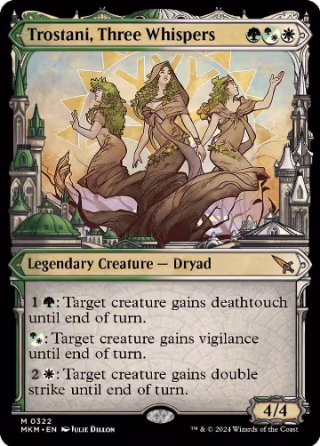 Trostani, Three Whispers (Showcase) (0322) (322), Murders at Karlov Manor — Magic card price