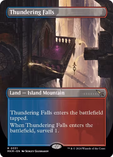 Thundering Falls (Borderless) (331), Murders at Karlov Manor — Magic card price