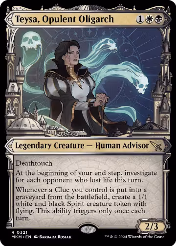 Teysa, Opulent Oligarch (Showcase) (0321) (321), Murders at Karlov Manor — Magic card price
