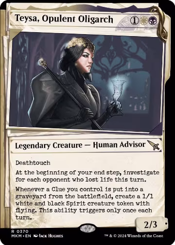 Teysa, Opulent Oligarch (Showcase) (0370) (370), Murders at Karlov Manor — Magic card price