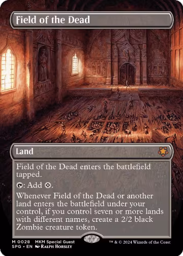Field of the Dead (Borderless) (28), Special Guests — Magic card price