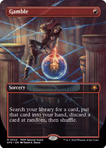 Gamble (Borderless) (24), Special Guests — Magic card price