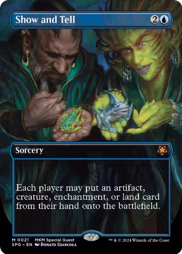 Show and Tell (Borderless) (21), Special Guests — Magic card price