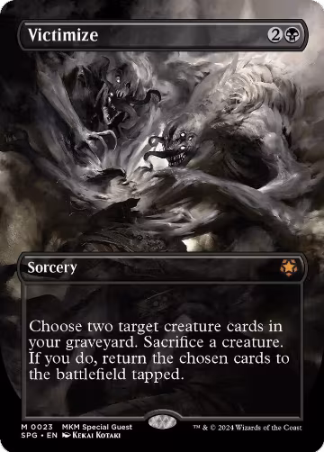 Victimize (Borderless) (23), Special Guests — Magic card price