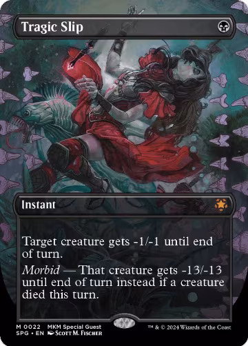 Tragic Slip (Borderless) (22), Special Guests — Magic card price