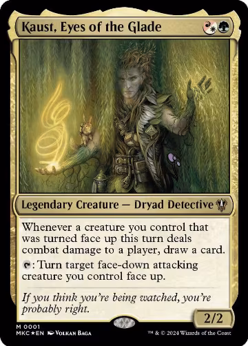 Kaust, Eyes of the Glade (1), Commander: Murders at Karlov Manor — Magic card price