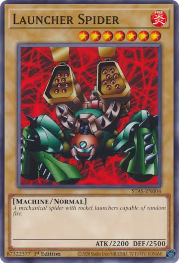 Launcher Spider (STAS-EN004), 2-Player Starter Set — Yu-Gi-Oh! card price