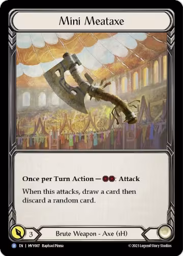 Mini Meataxe (HVY007), Heavy Hitters — Flesh & Blood card price