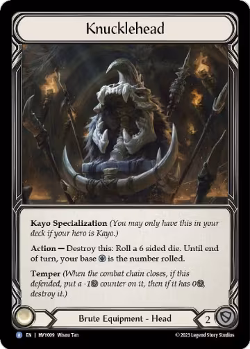 Knucklehead (HVY009), Heavy Hitters — Flesh & Blood card price