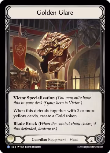 Golden Glare (HVY054), Heavy Hitters — Flesh & Blood card price
