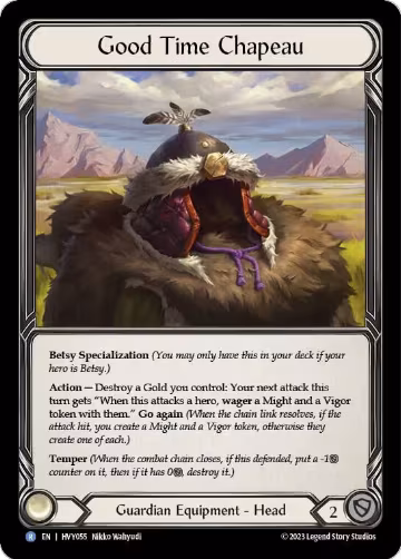 Good Time Chapeau (HVY055), Heavy Hitters — Flesh & Blood card price