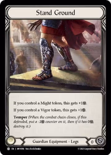 Stand Ground (HVY056), Heavy Hitters — Flesh & Blood card price