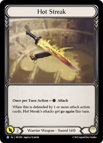Hot Streak (HVY095), Heavy Hitters — Flesh & Blood card price