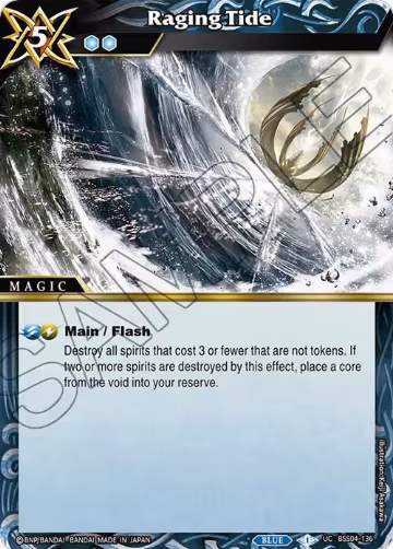 Raging Tide (BSS04-136), Savior of Chaos — Battle Spirits card price