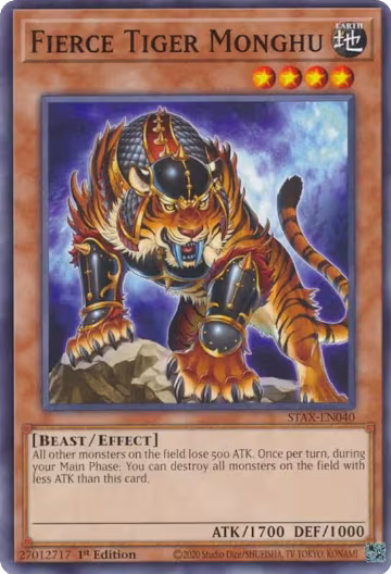 Fierce Tiger Monghu (STAX-EN040), 2-Player Starter Set — Yu-Gi-Oh! card price