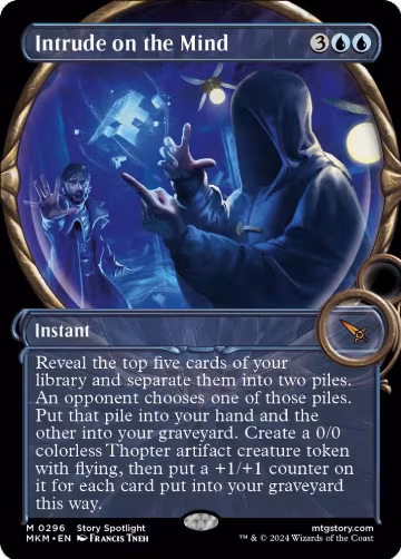 Intrude on the Mind (Showcase) (296), Murders at Karlov Manor — Magic card price