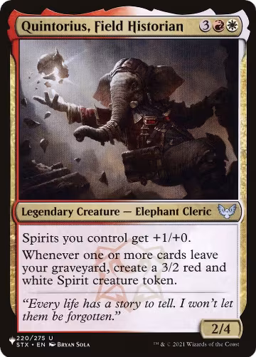 Quintorius, Field Historian (220/275), The List Reprints — Magic card price