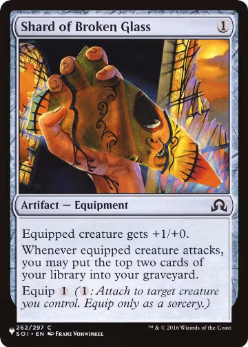 Shard of Broken Glass (262/297), The List Reprints — Magic card price