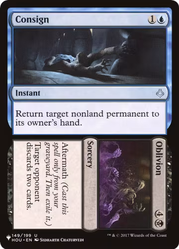 Consign // Oblivion (149/199), The List Reprints — Magic card price