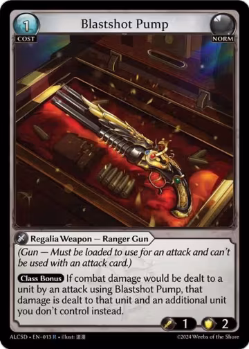 Blastshot Pump (013), Alchemical Revolution Starter Decks — Grand Archive card price