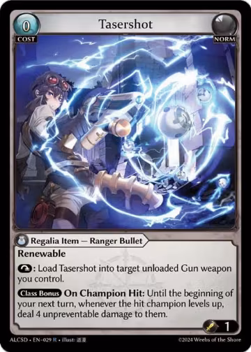 Tasershot (029), Alchemical Revolution Starter Decks — Grand Archive card price