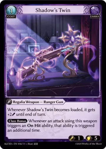 Shadow's Twin (036), Alchemical Revolution Starter Decks — Grand Archive card price