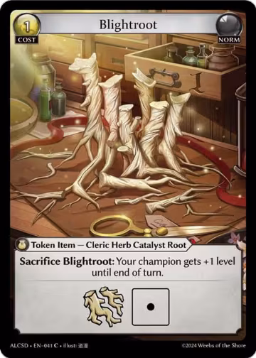 Blightroot (041), Alchemical Revolution Starter Decks — Grand Archive card price