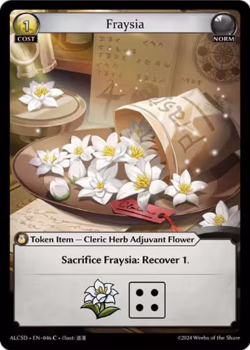 Fraysia (046), Alchemical Revolution Starter Decks — Grand Archive card price